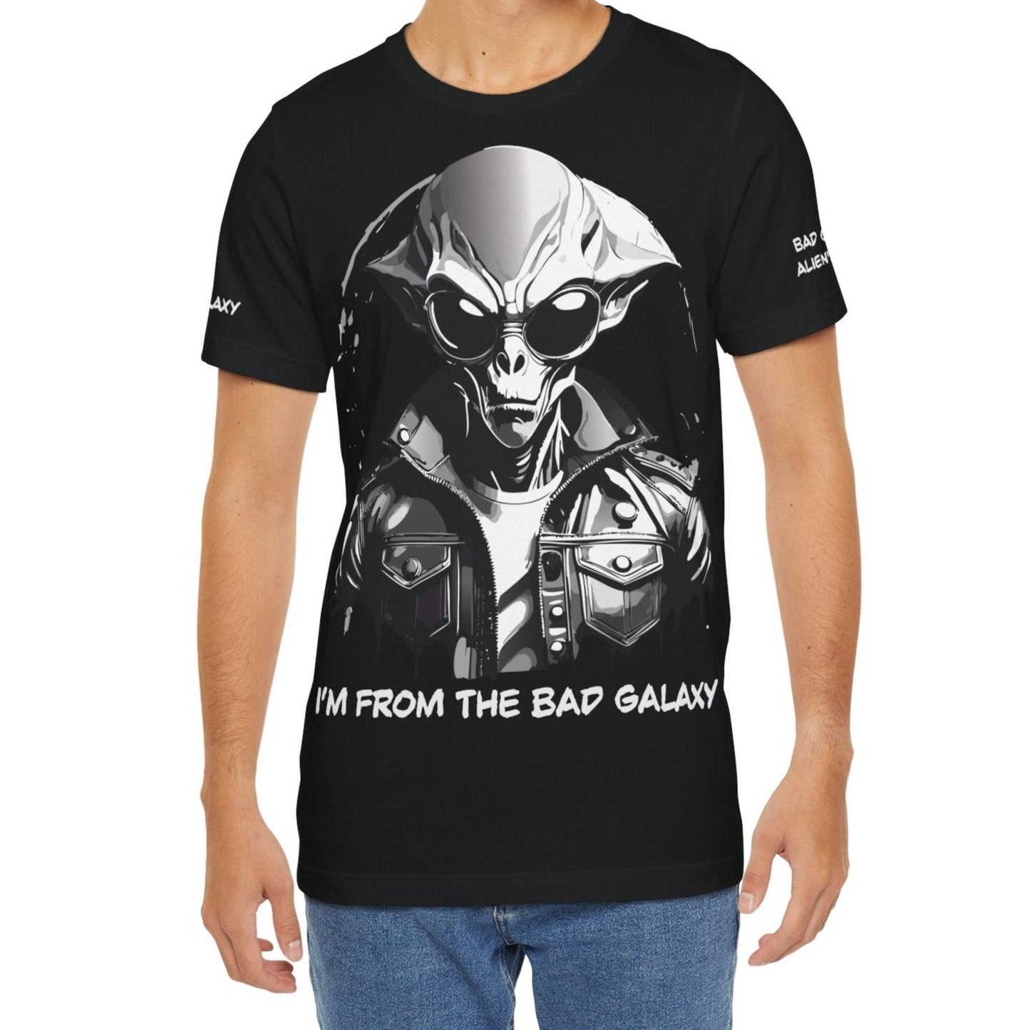 Alien Tee Shirt From Bad Galaxy Made To Order 100 Percent Cotton Lightweight Free Shipping