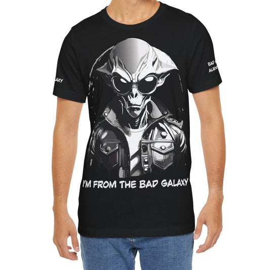 Alien Tee Shirt From Bad Galaxy Made To Order 100 Percent Cotton Lightweight Free Shipping