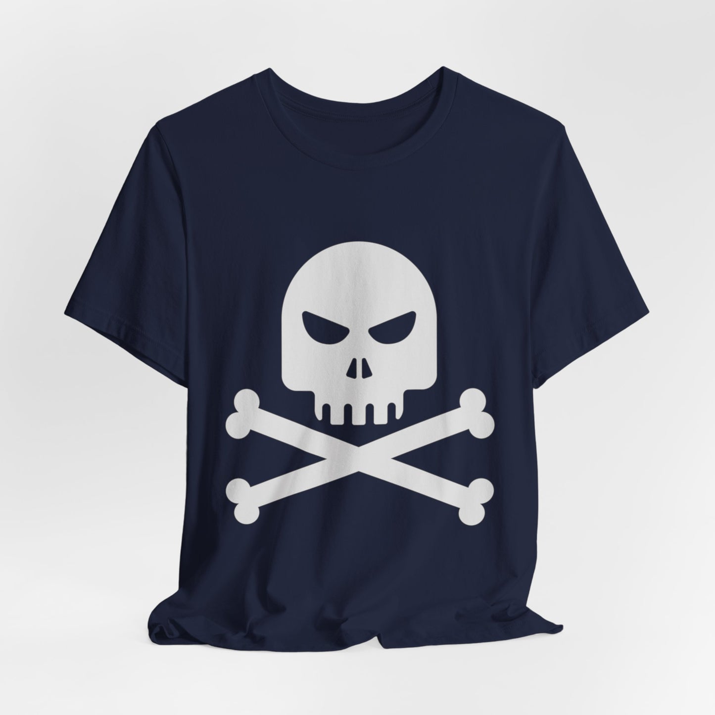 Unisex Cotton Tee Shirt with Skull