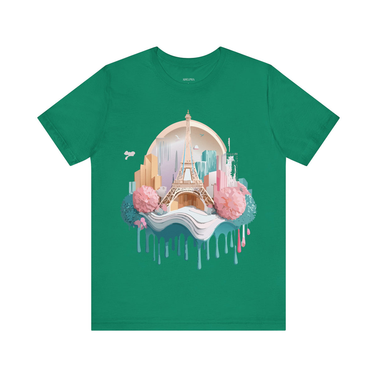 Unisex Cotton Bella+Canvas Tee with Paris