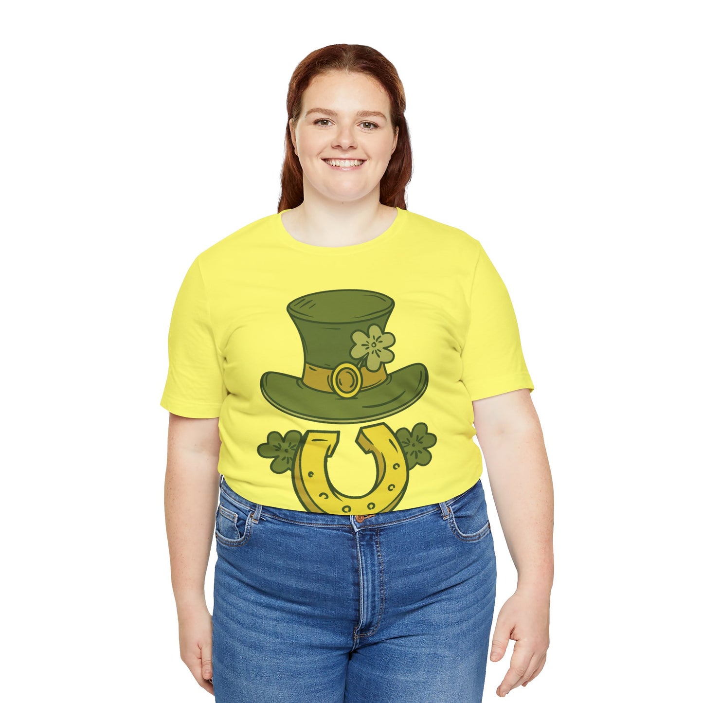 Unisex Cotton Tee Shirt with Lucky Prints