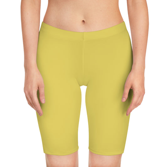 Yellow Color Biker Shorts, Yellow Biker Shorts 2