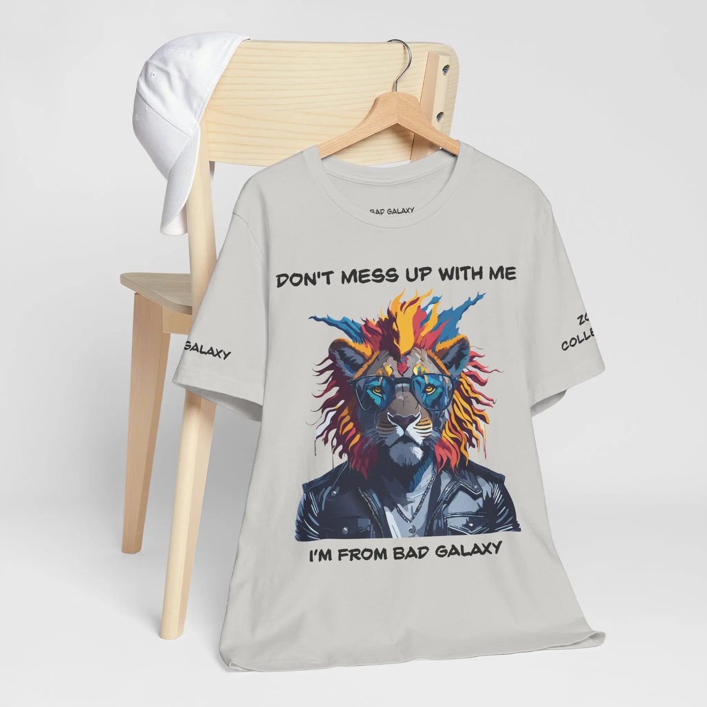 Animal T Shirt From Bad Galaxy Made To Order 100 Percent Cotton Eco Friendly Ink Free Shipping