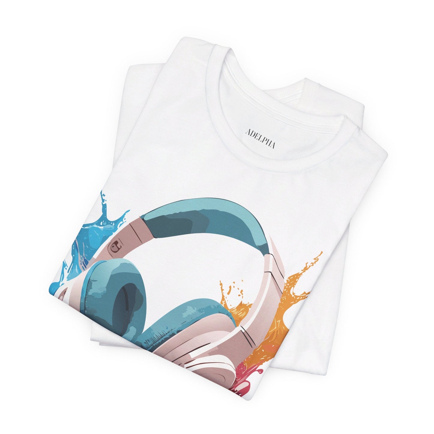 Music Graphic T Shirt Unisex Jersey Short Sleeve With Vintage Inspired Artwork Adelpha