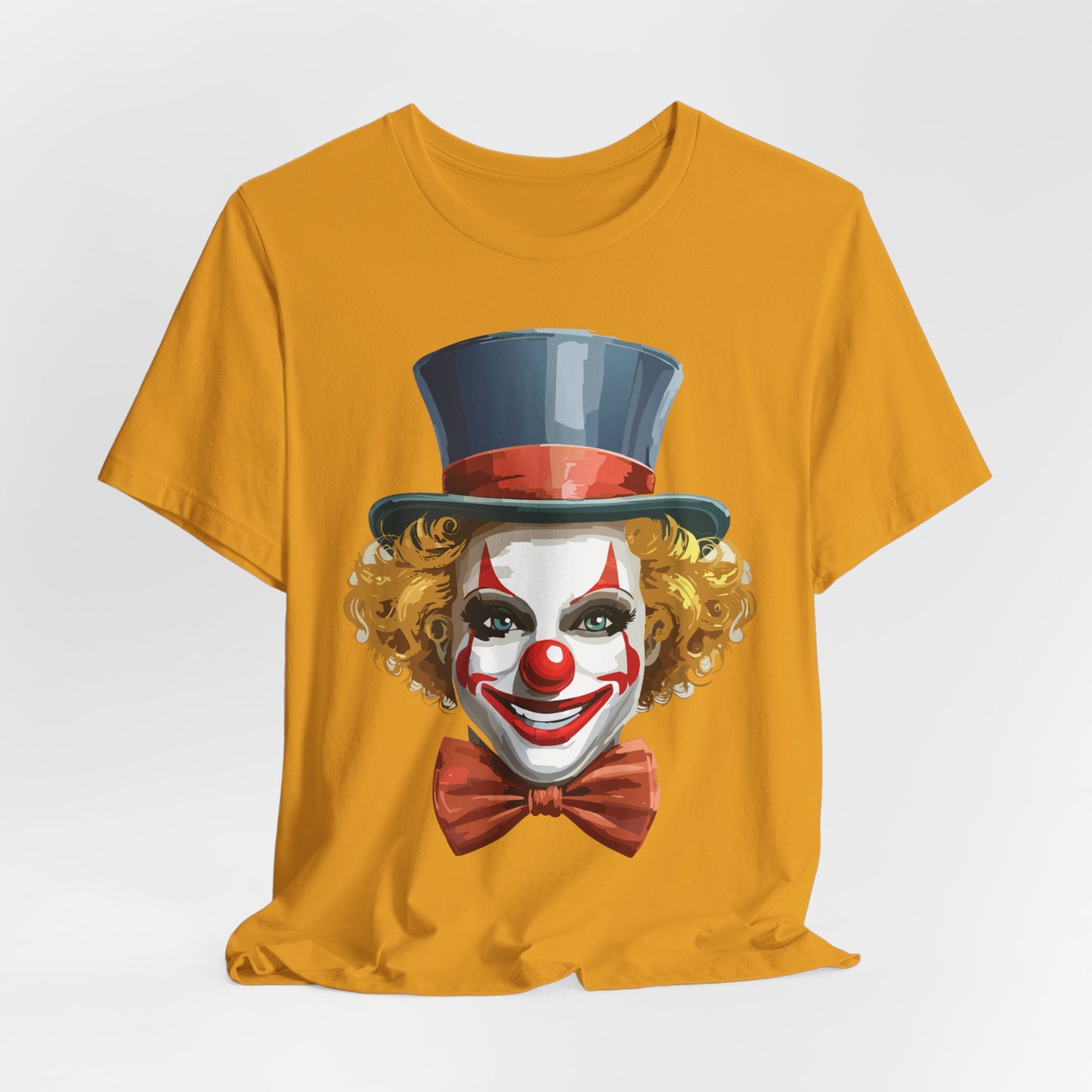 Clown Shirt, Funny Shirt, T-Shirt with Clown, Funny Art Design Tee, Circus Tees, Circus T-Shirt, Unisex Humor Wear 11