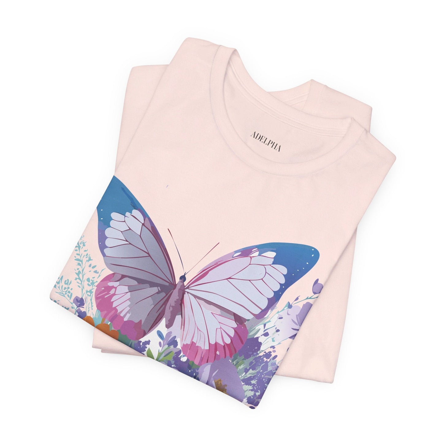 Unisex Butterfly Graphic Tee Adelpha Art Design Vintage Inspired Jersey Tee
