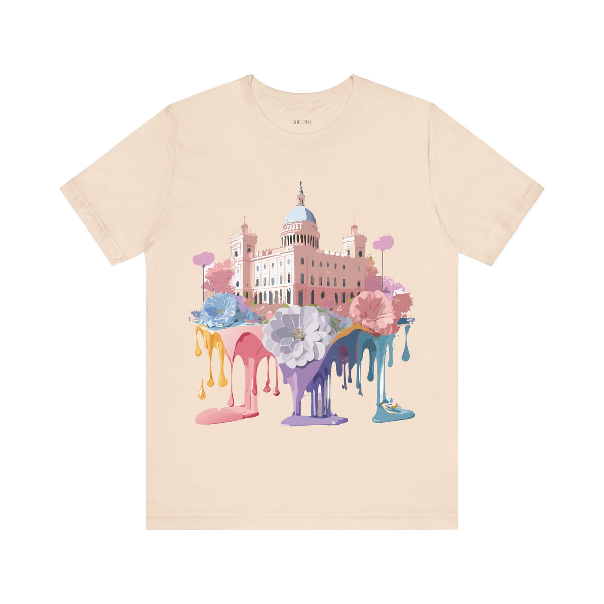 Graphic Unisex Cotton Bella+Canvas Tee Shirt with Madrid