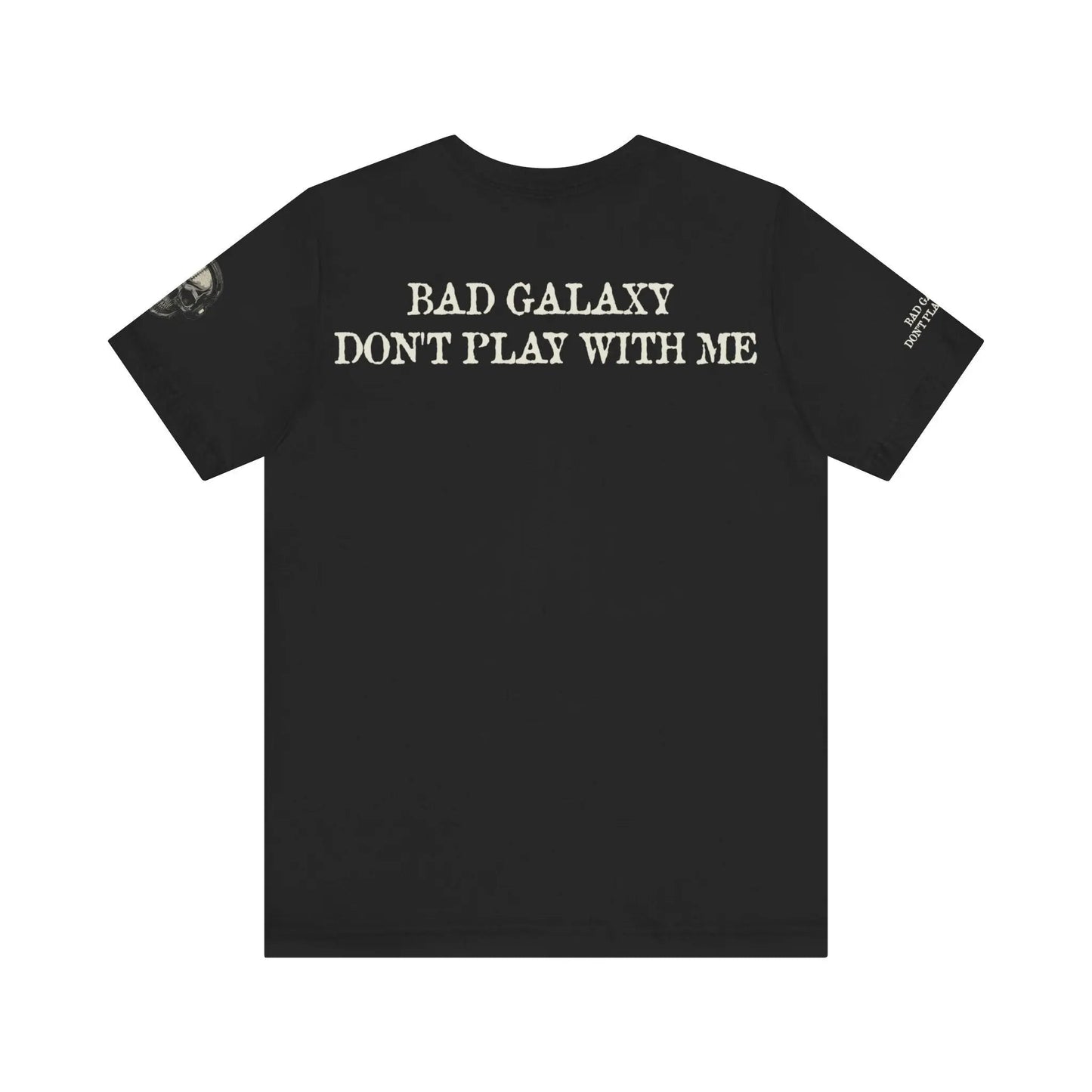Skull T Shirt From Bad Galaxy 100 Percent Cotton Eco Friendly Made In USA With Durable Stitching