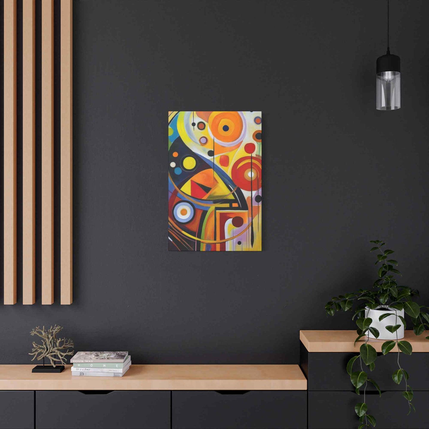Abstract Painting Print Canvas 20x24,20x30,24x30, 24x32,24x36,30x40, 32x48,36x48,40x60 Pine-Wood Inner Frame ABS-7
