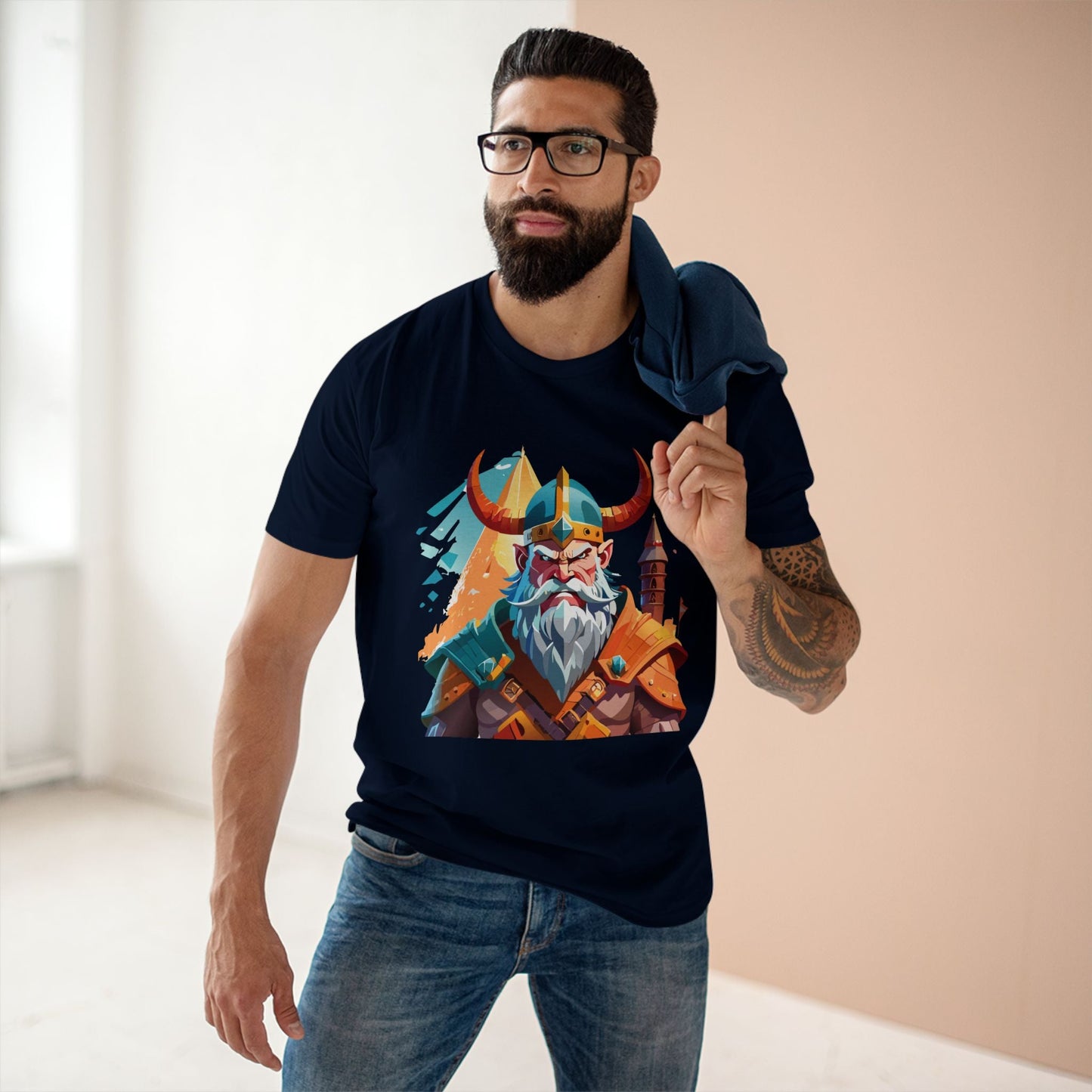 Viking Graphic Unisex 100 Cotton Staple Tee 12