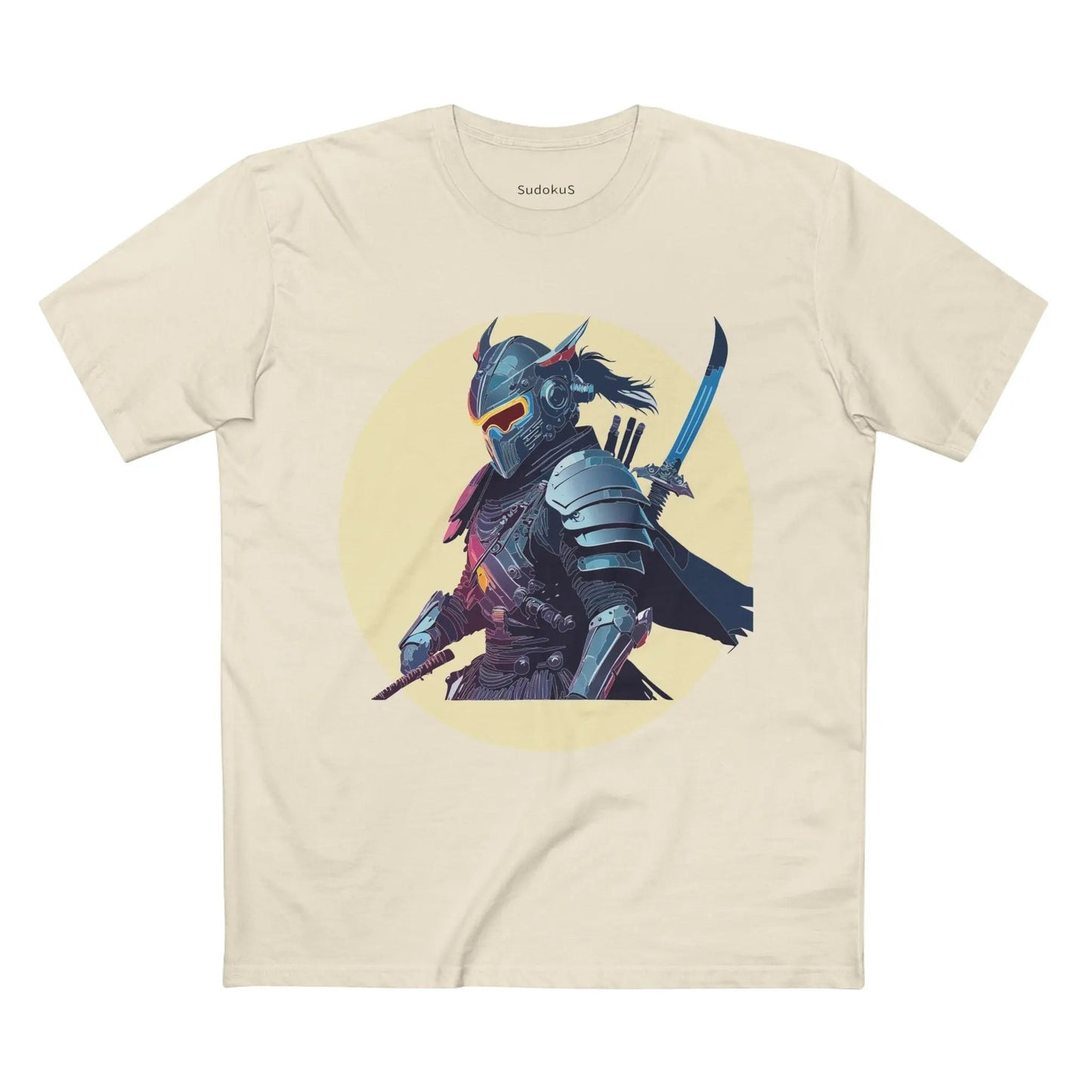 Samurai Graphic Unisex 100 Cotton Staple Tee 4