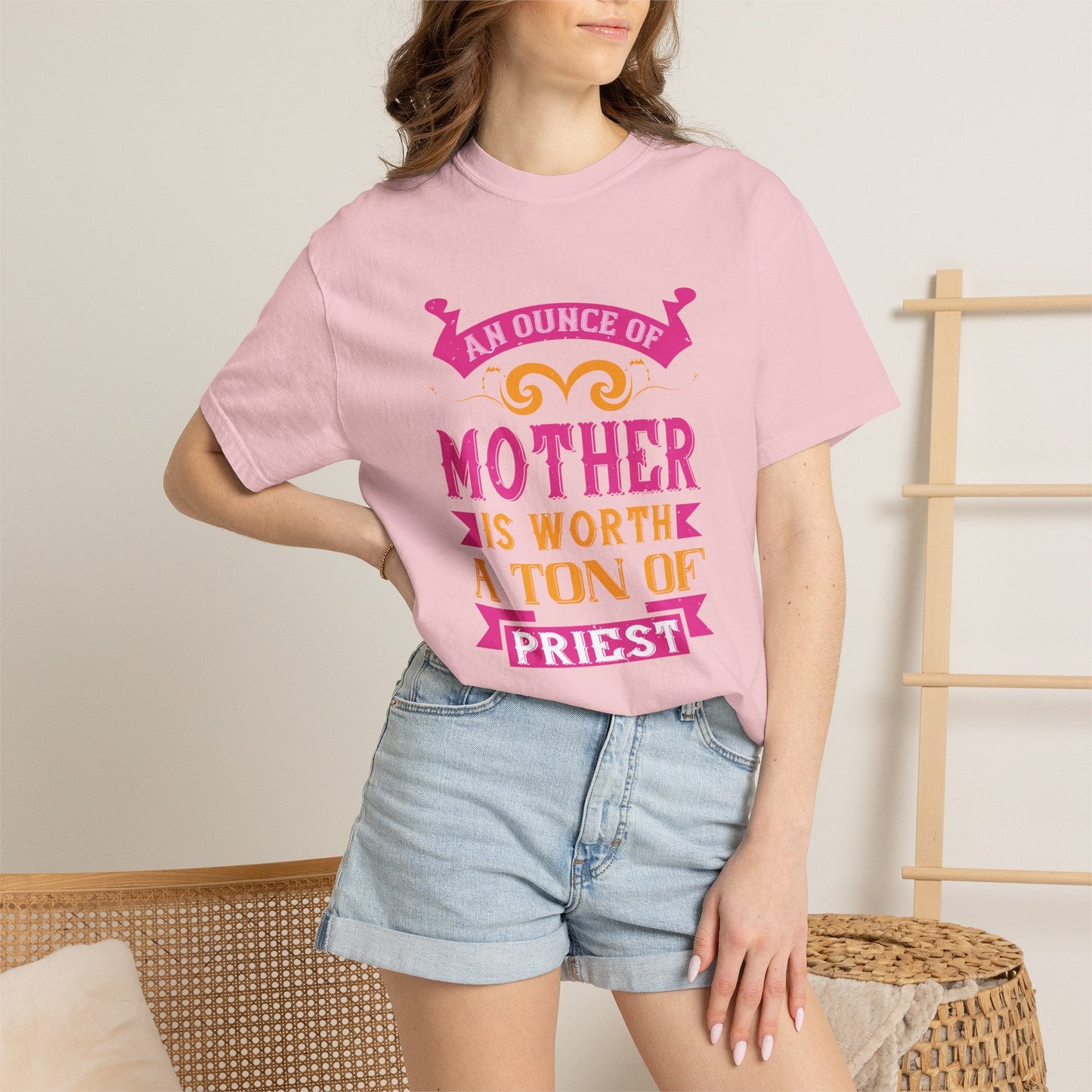 Mom T-shirt Mother Day Mama Tee Unisex Comfort Colors Garment-Dyed Cotton h63
