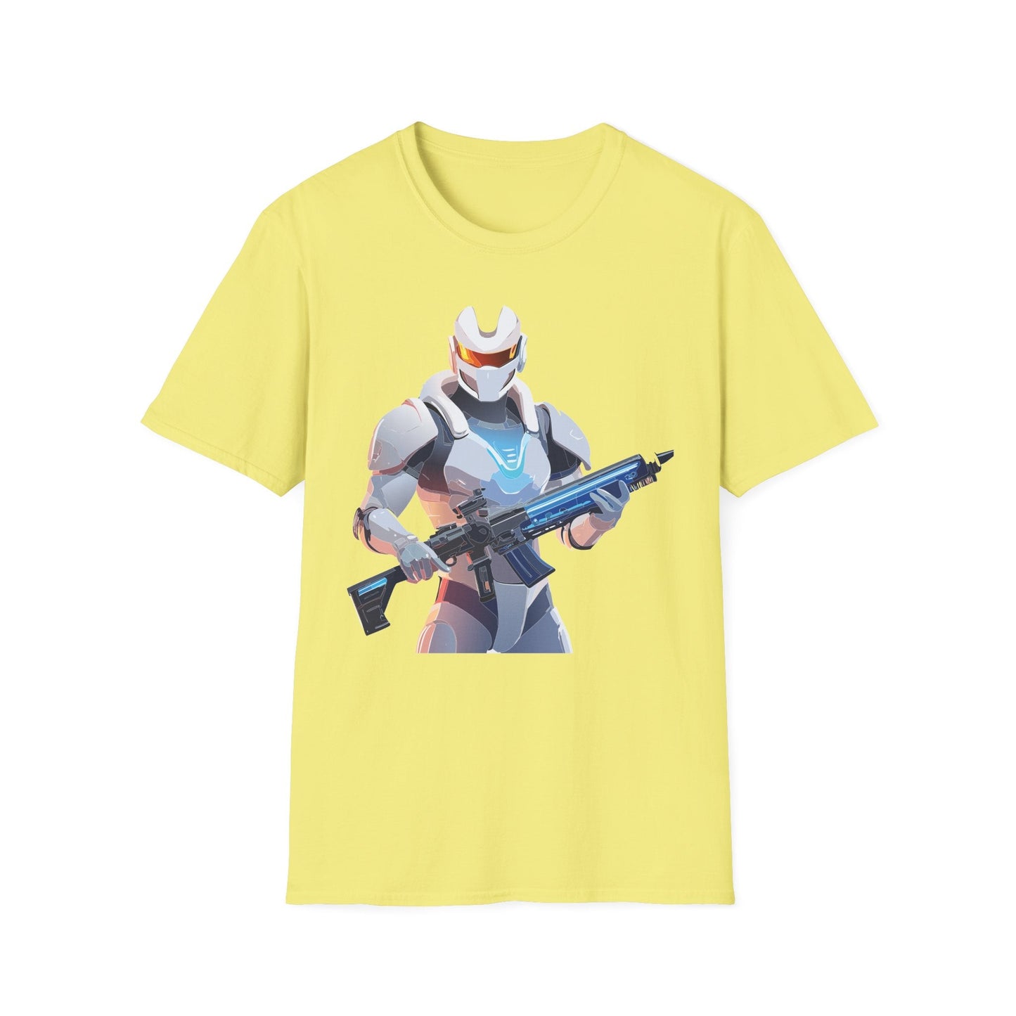 Robocop T Shirt Unisex Gildan Softstyle 64000 100 Percent Ring Spun Cotton Tee With Artwork