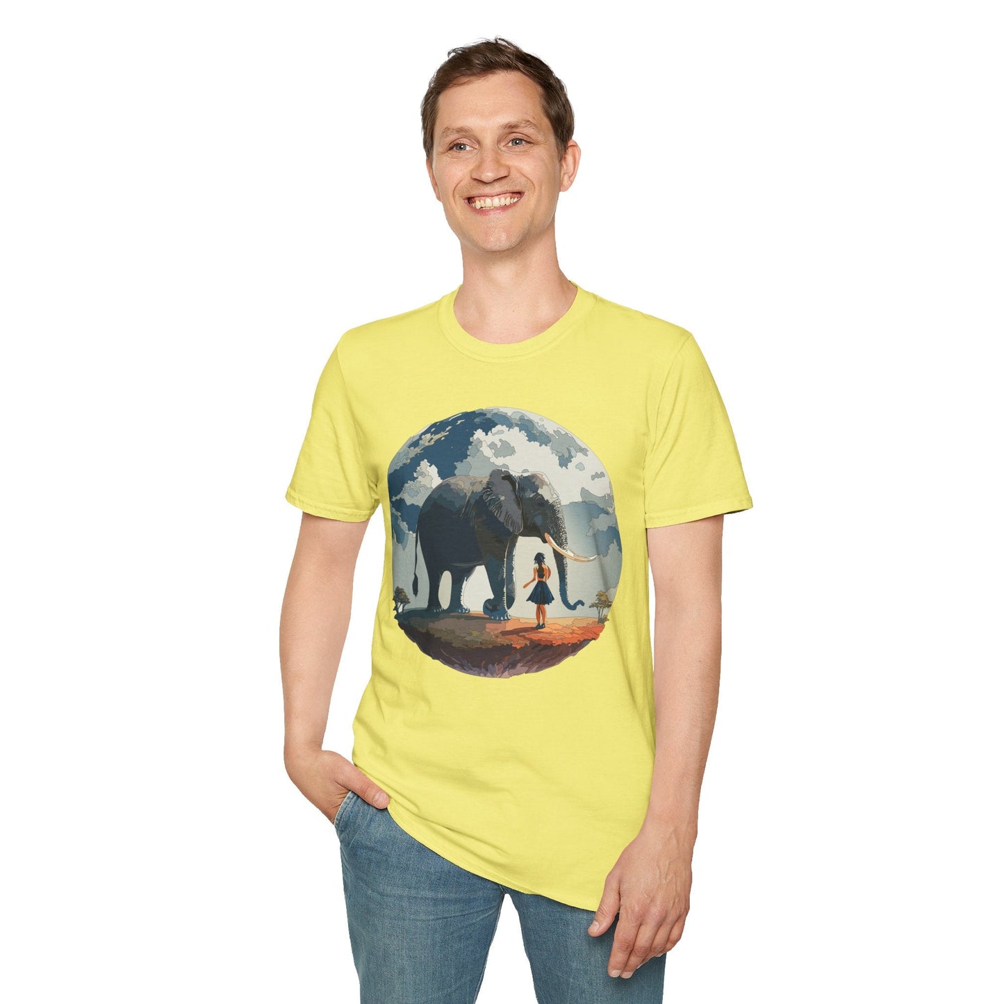 Womens Graphic T Shirt Art Design Tee Softstyle Gildan 64000 100 Percent Ring Spun Cotton