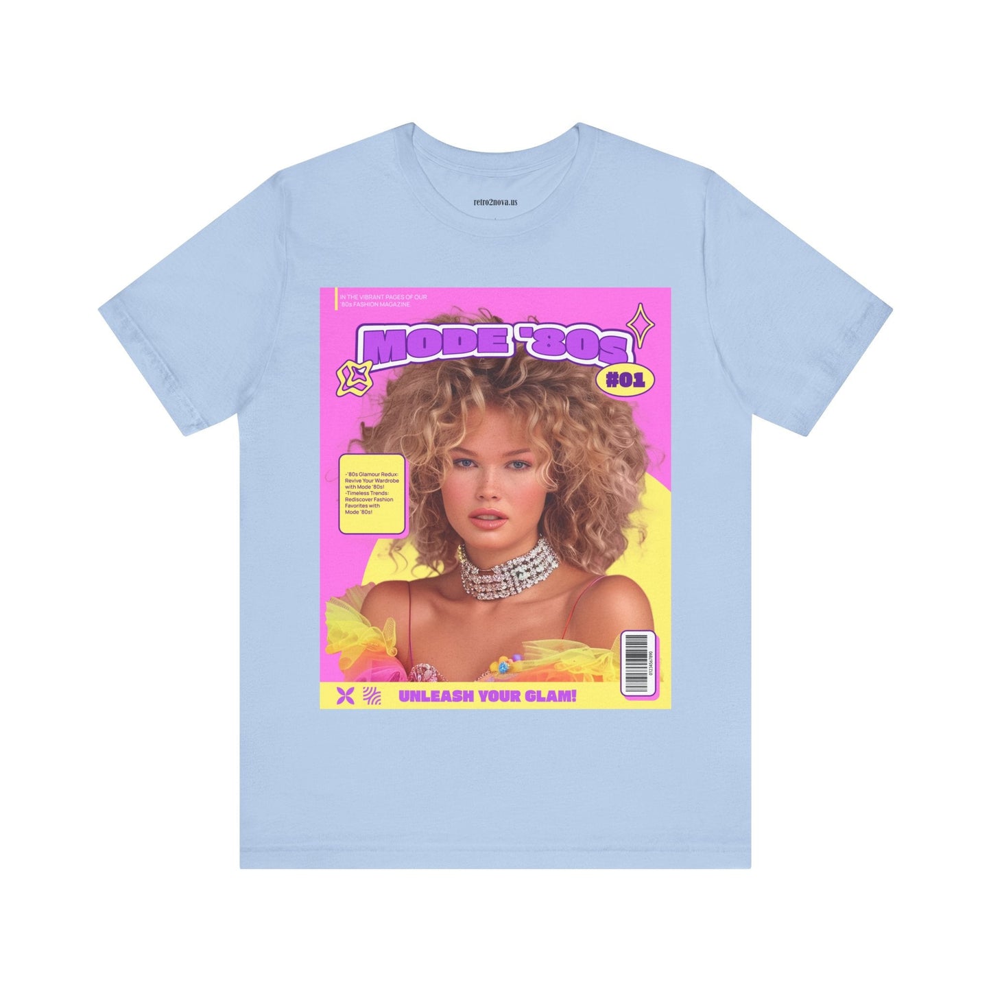 Magazine Cover Shirt Unisex Jersey Short Sleeve Tee Lightweight Breathable
