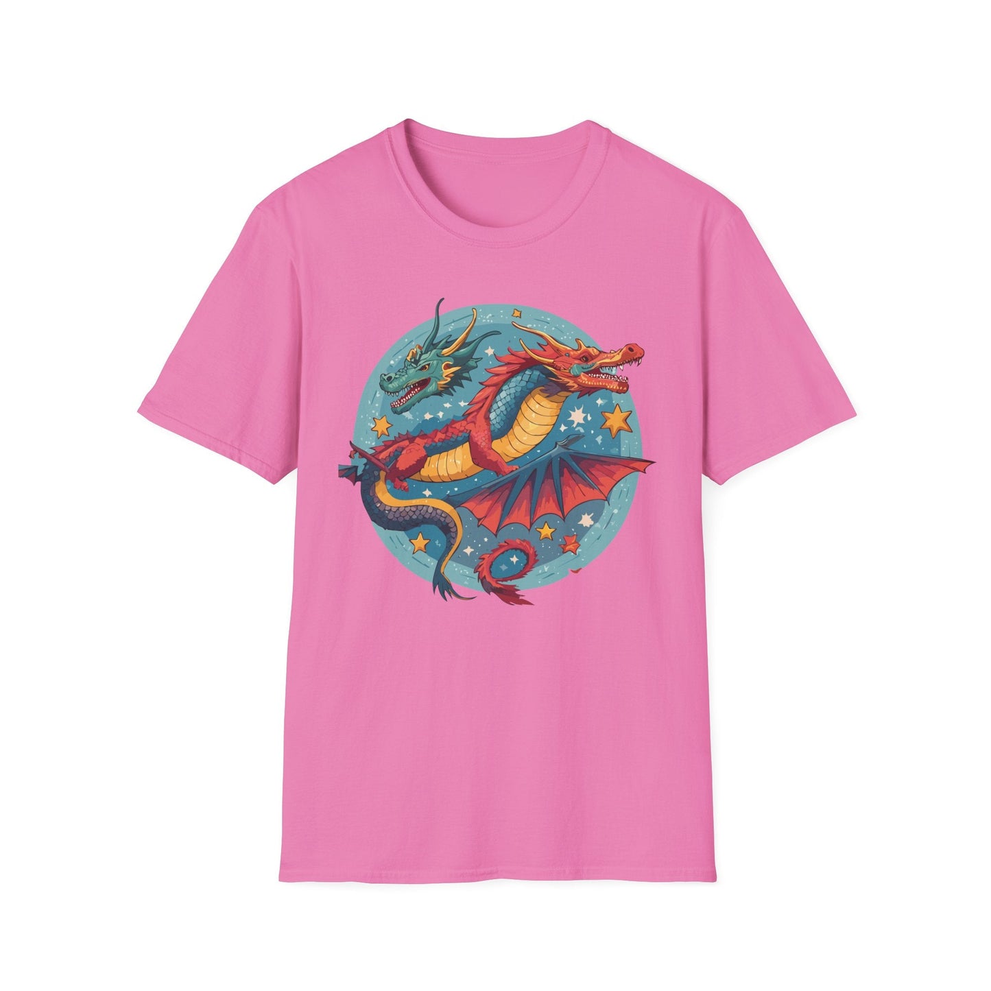 Dragon Graphic Unisex 100 Cotton Tee with Animal Artwork Design 19