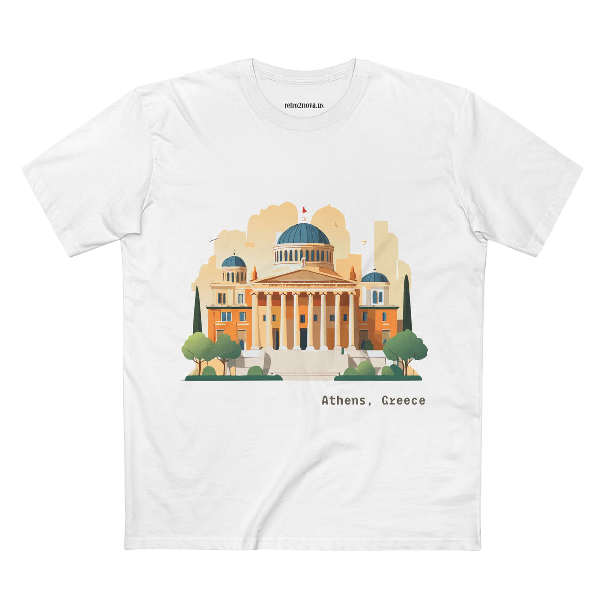 Athens Greece illustration Tee | Historic Parthenon travel souvenir