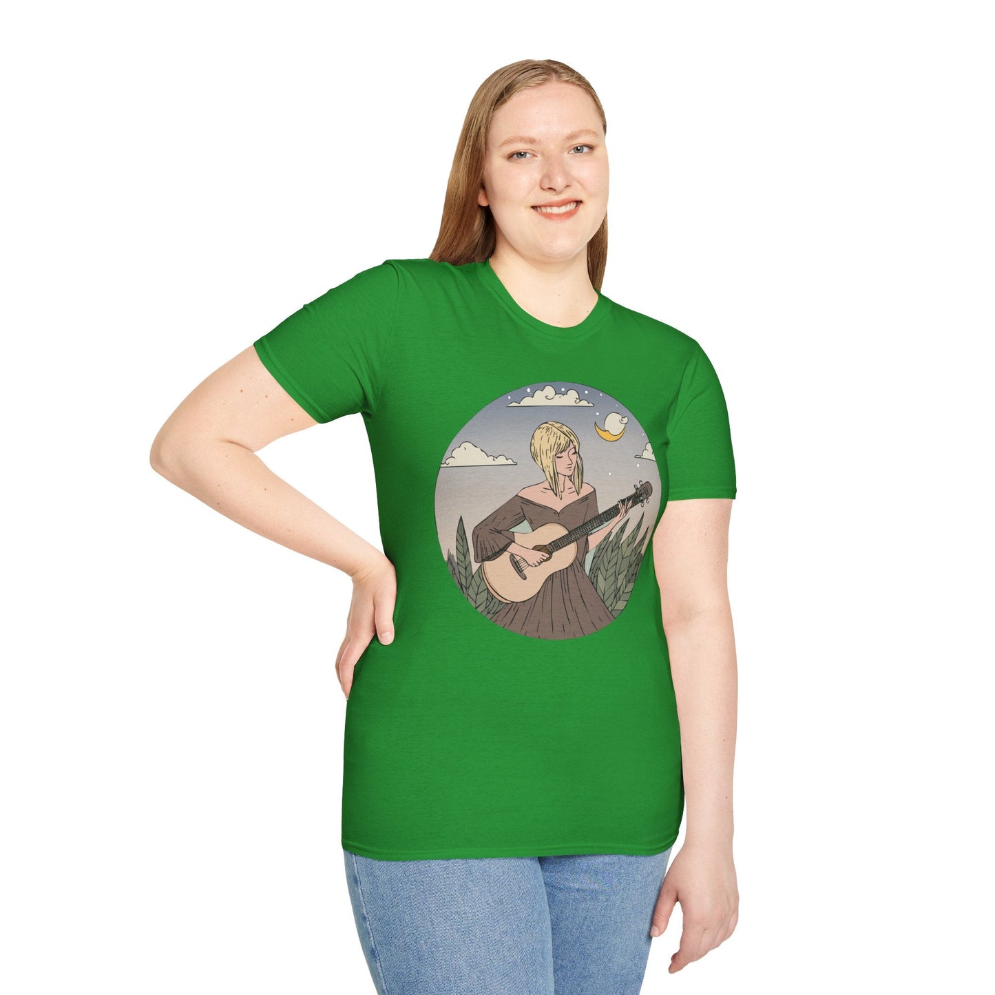 Womens Graphic T Shirts Art Design Shirt Softstyle Unisex Cotton Tee 100 Percent Comfort