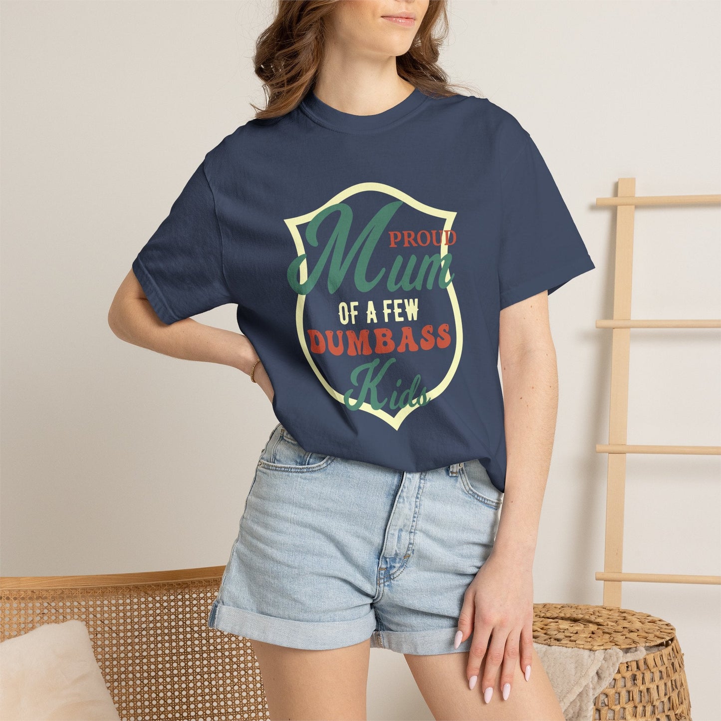Mom T-shirt Mother's Day Mama Tee Unisex Comfort Colors Garment-Dyed Cotton h44