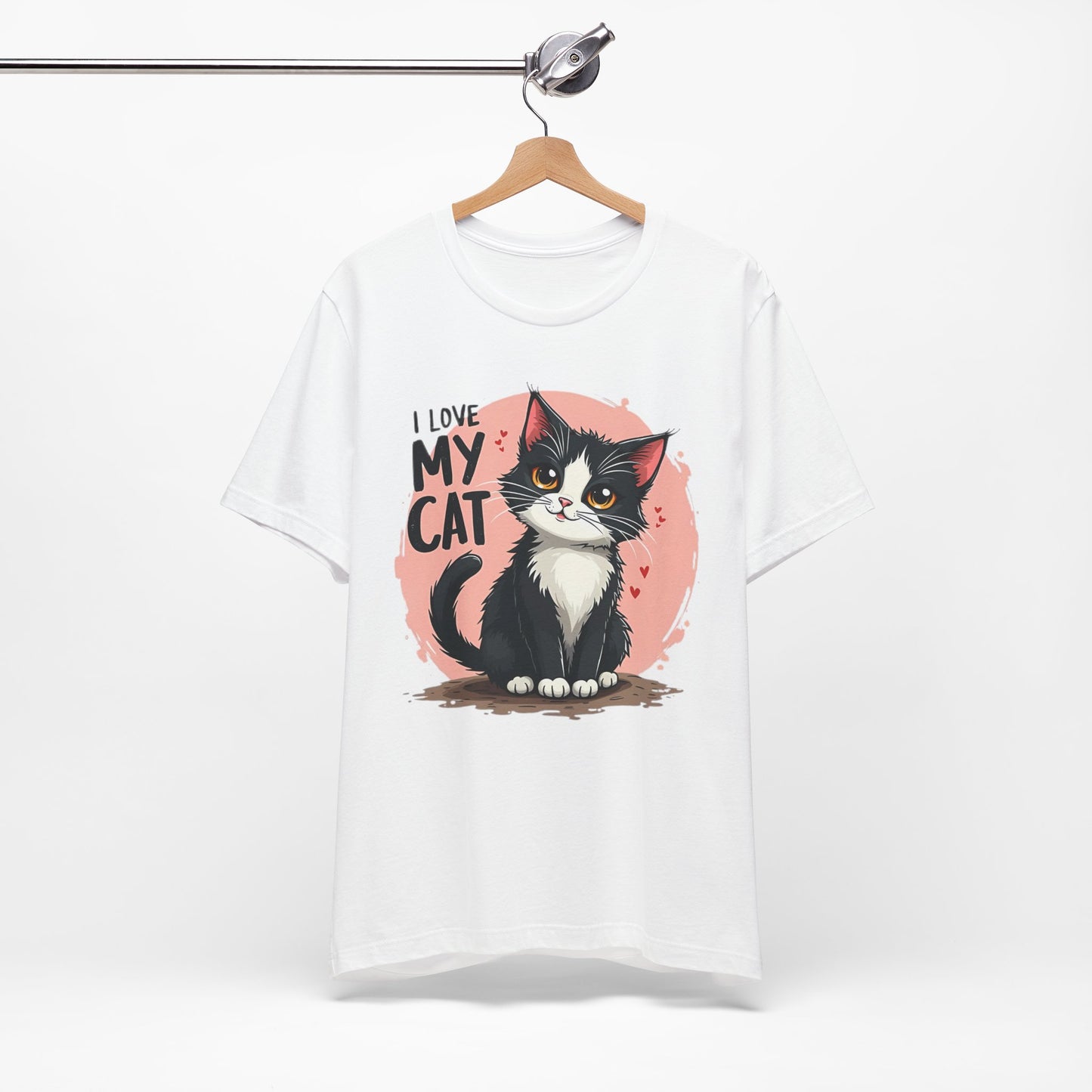 I Love My Cat Shirt, Cat Tee Shirt, Funny Kitty T-Shirt, Kitty Top, Animal Tees, Funny Animal T-Shirt, Graphic Tee