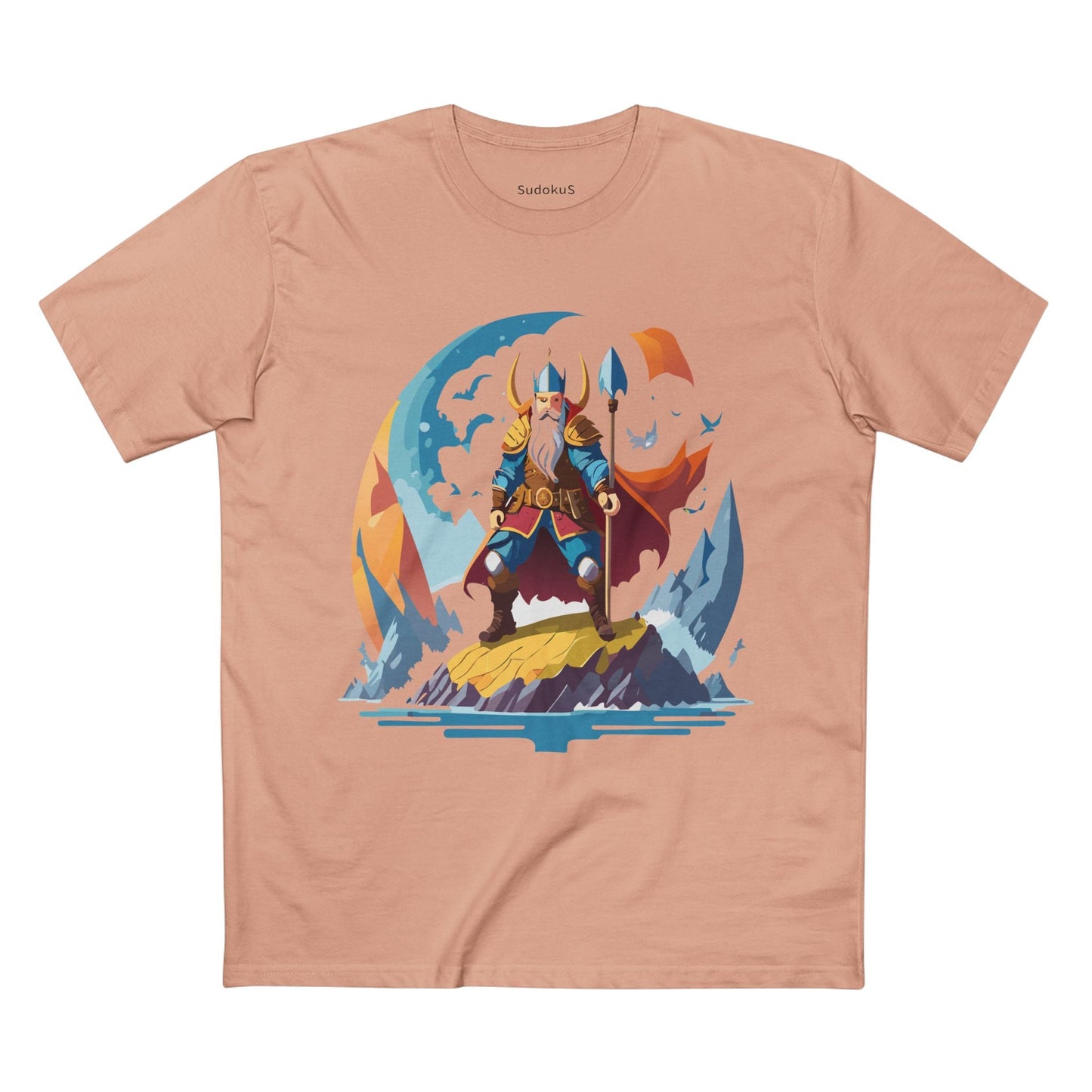 Viking Graphic Unisex 100 Cotton Staple Tee 8