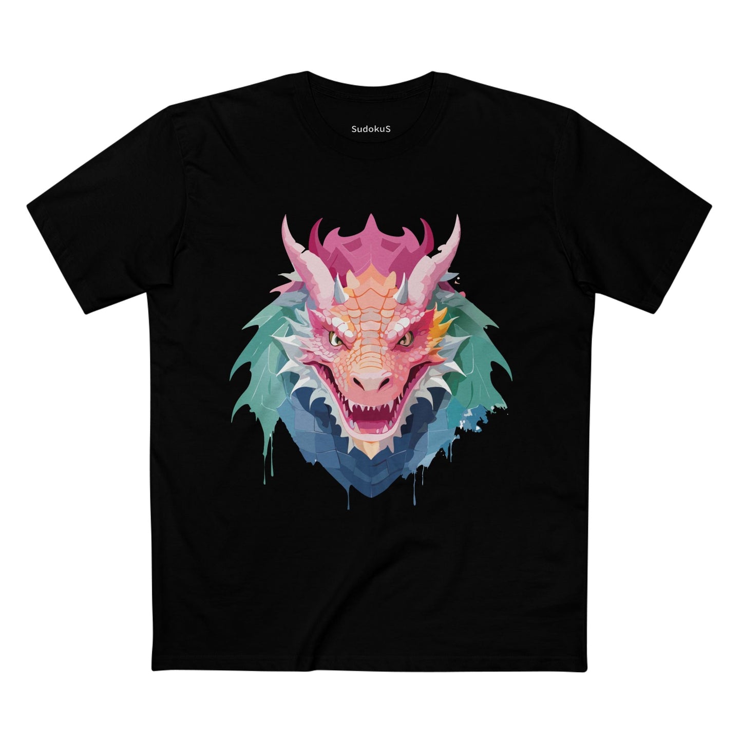 Dragon Graphic Unisex 100 Cotton Staple Tee 6