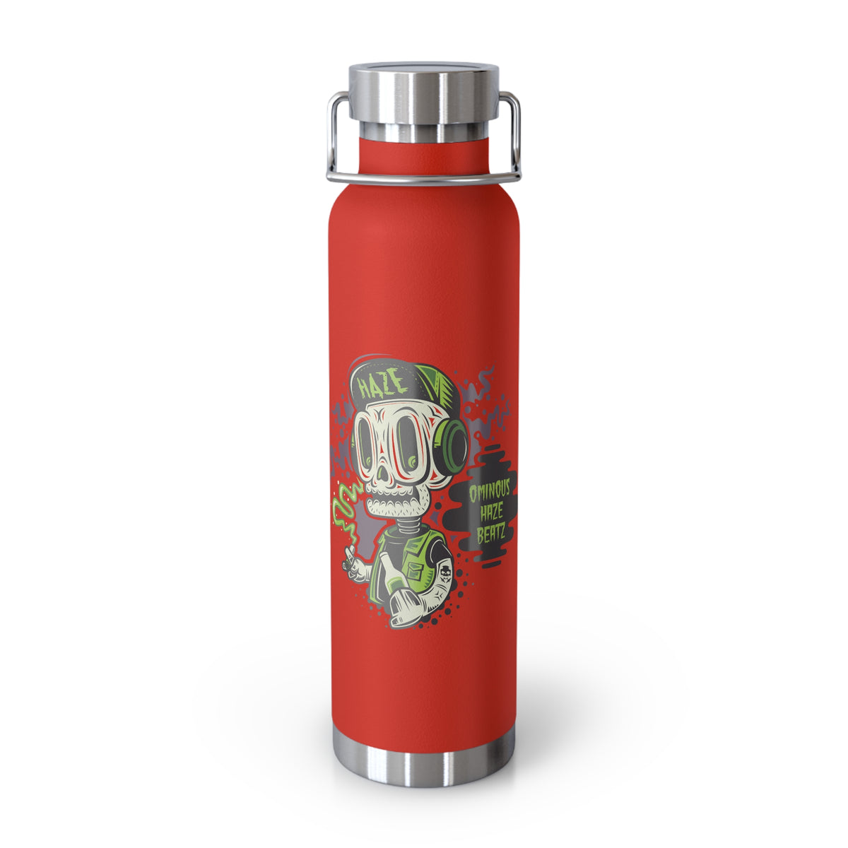 22oz Copper Insulated Water Bottle with Cartoon Design - CV80
