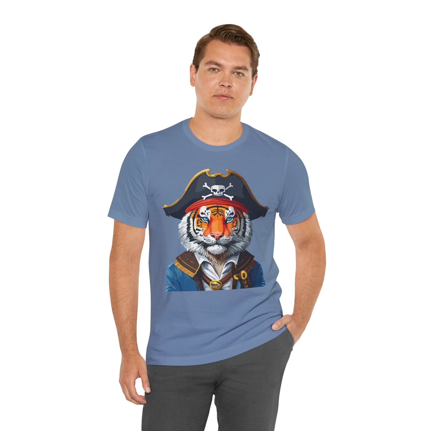Unisex Animal Tee Shirt With Art Design Wild Animals Shirt Gildan Softstyle 64000