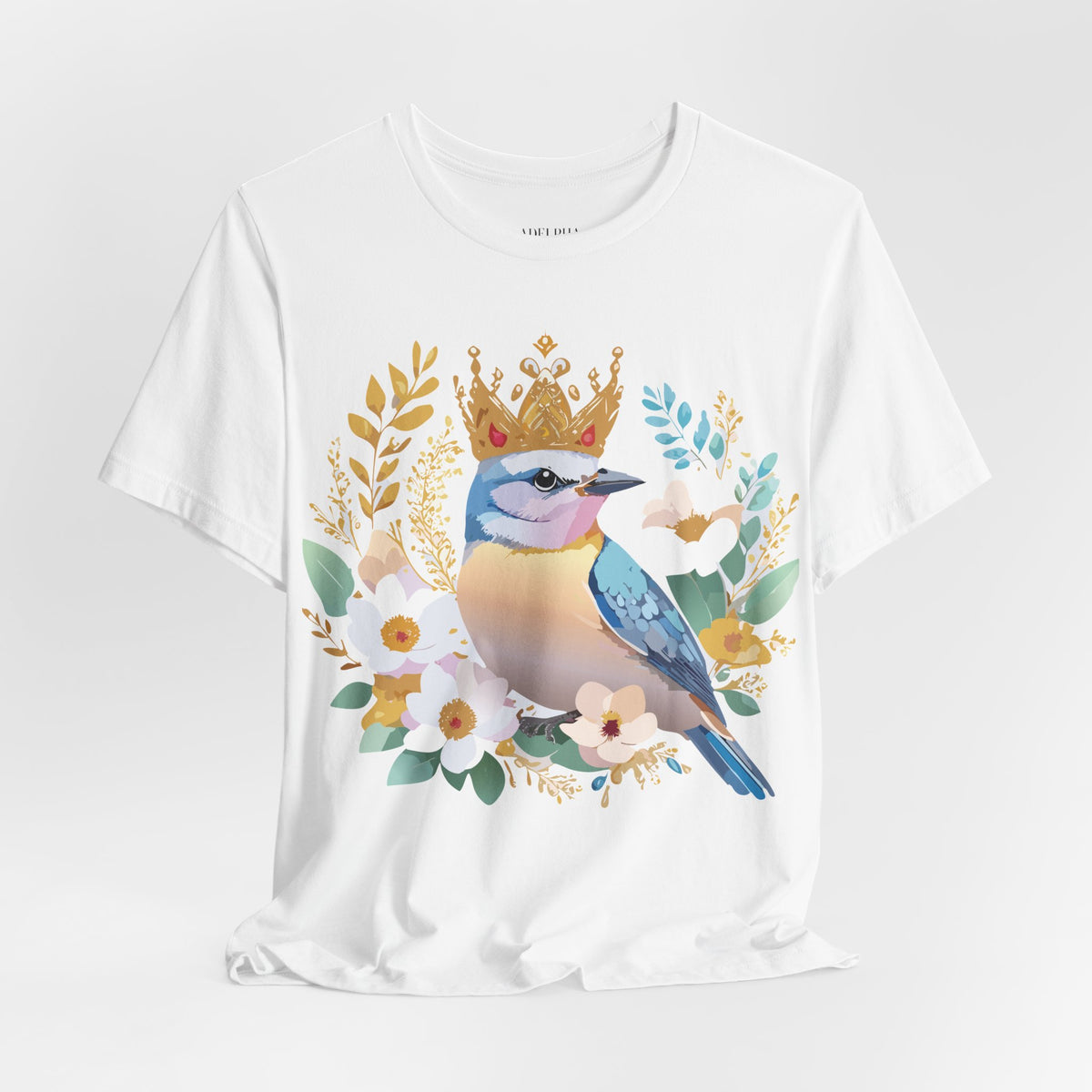 Medallion Graphic Unisex Cotton Bella+Canvas Tee with Art Design d43