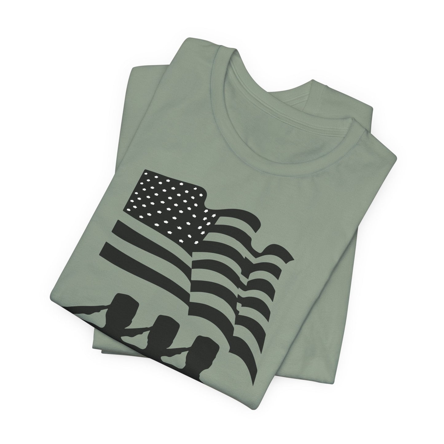 Army Veteran Patriotic Graphic Design Unisex Cotton T-Shirt v51