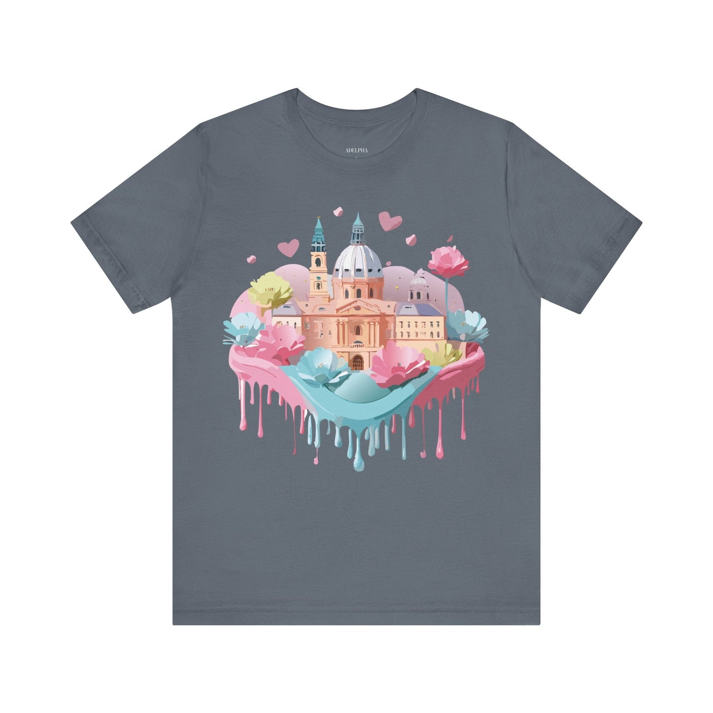 Prague Tourist Graphic Tee By Adelpha Unisex Vintage Inspired Art Shirt Original Artwork