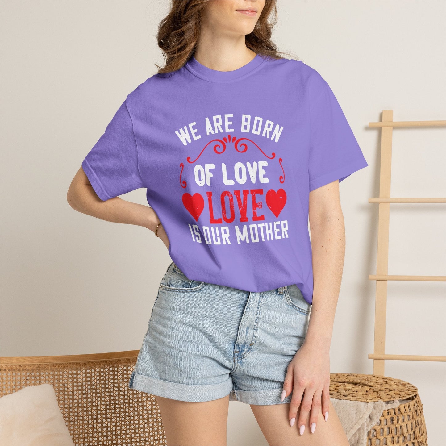 Mom T-shirt Mother Day Mama Tee Unisex Comfort Colors Garment-Dyed Cotton h98