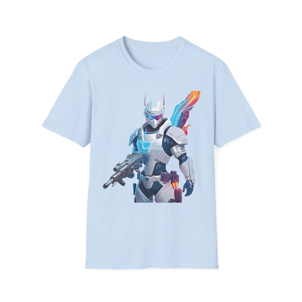 Cartoon Warrior Graphic Tee Gildan Unisex 100 Cotton Tee Shirt c43