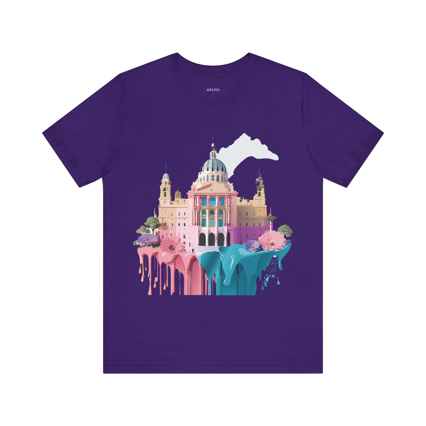 Adelpha Unisex Graphic Tee Madrid Tourist Shirt Vintage Inspired Art Design By Adelpha