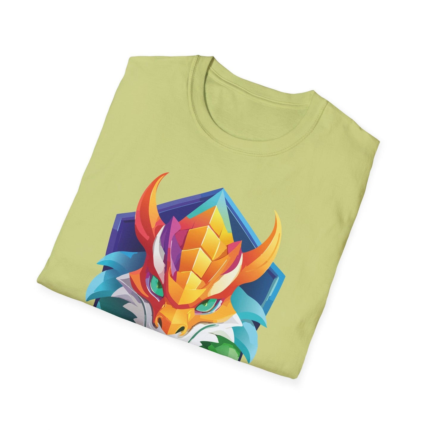 Dragon Graphic Unisex Cotton Softstyle Art Design Tee With Animals 6