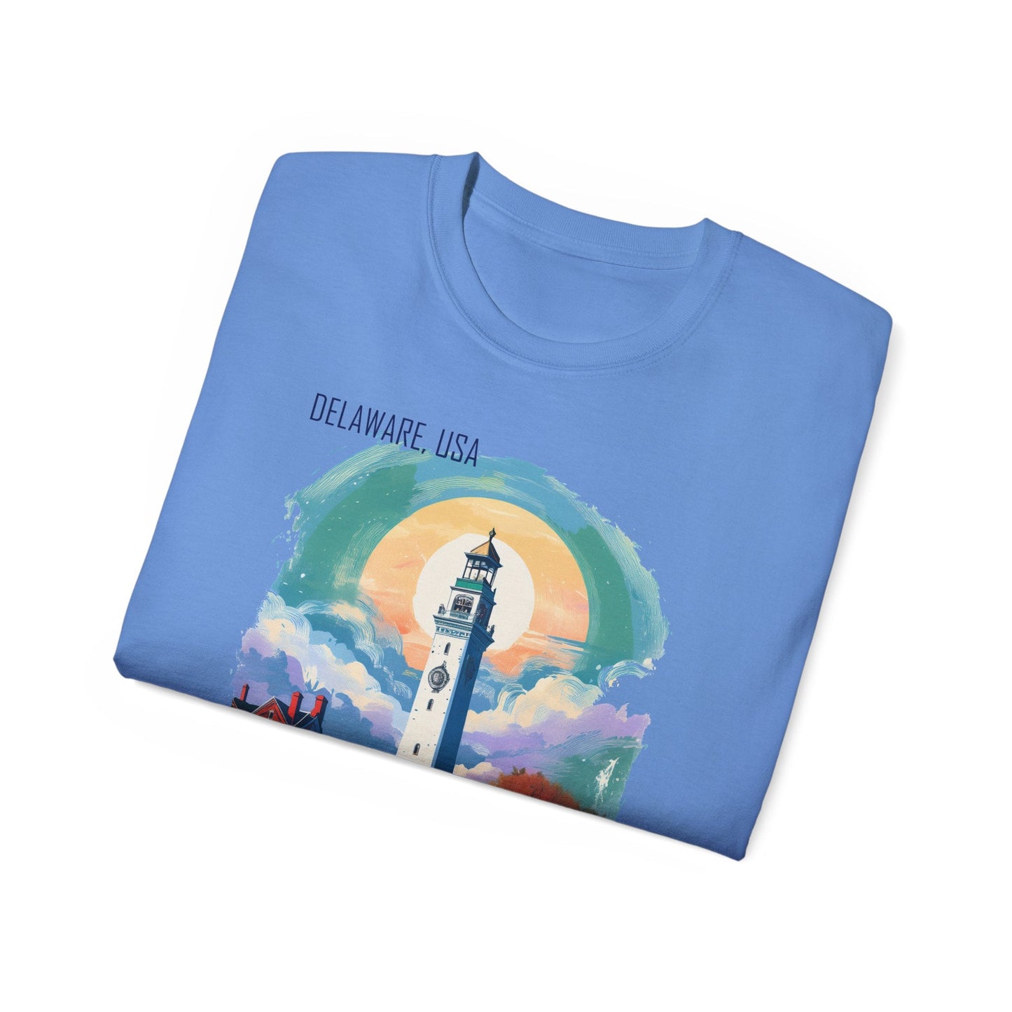 Delaware Graphic Unisex Cotton T‑Shirt 1