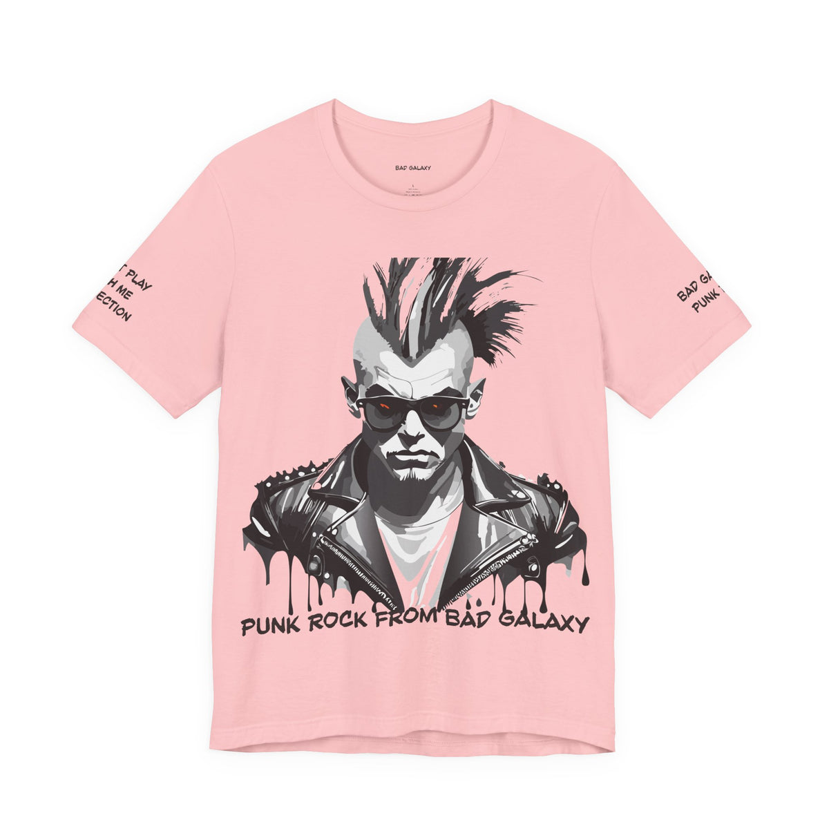 Punk Rock Graphic Unisex Cotton Bella+Canvas Tee with Art Design b31