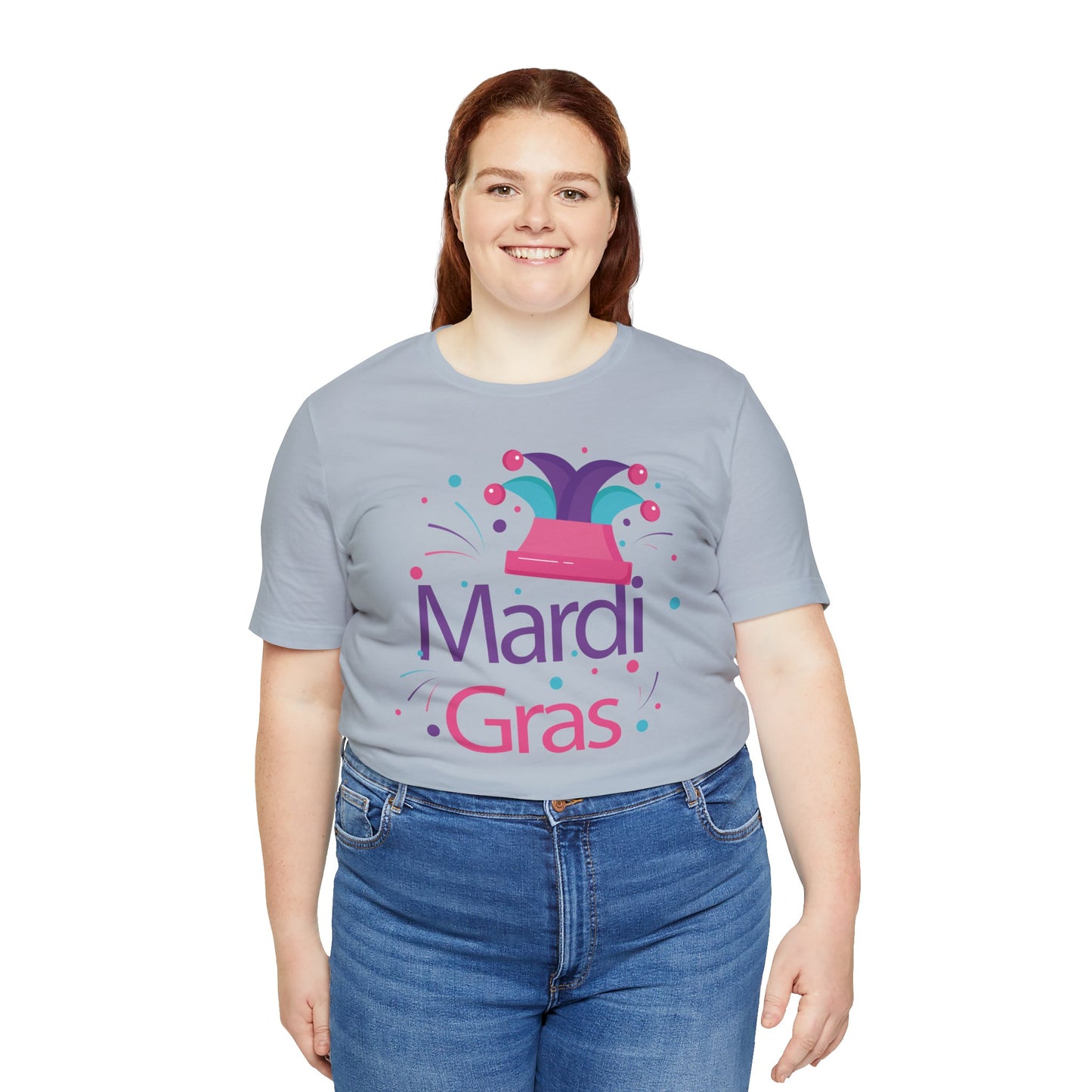 Tee-shirt en coton unisexe pour Mardi Gras