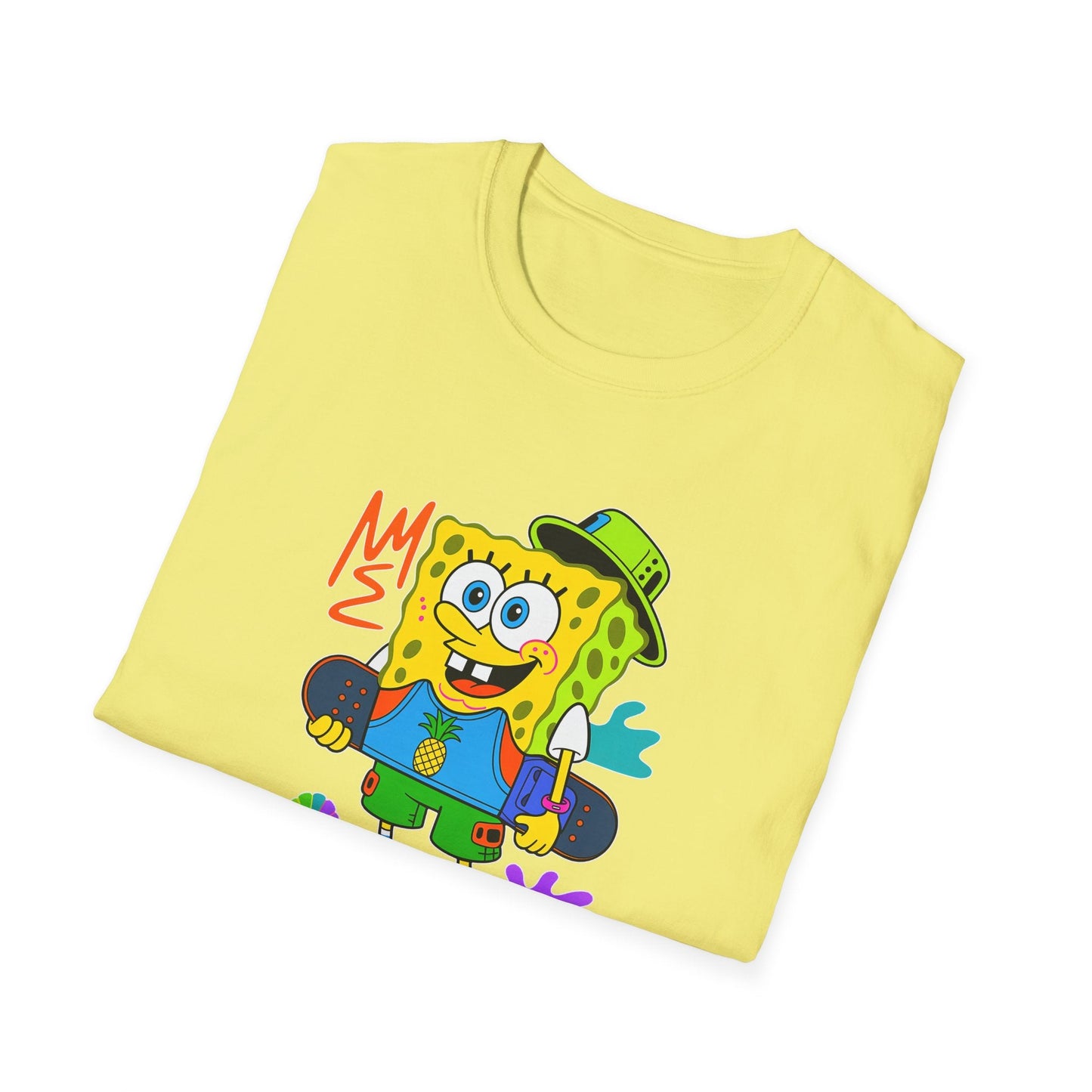 Unisex Cartoon T Shirt With Animals Animation Tee Softstyle Gildan 64000 Cotton Fabric