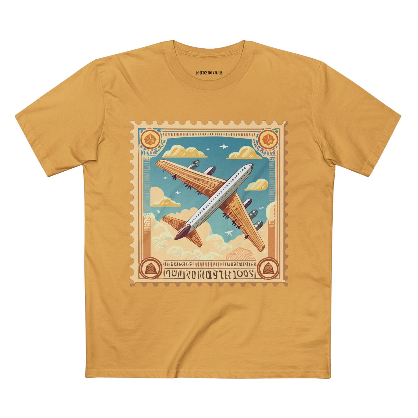 Stamp Shirt Postage Stamp Tee Unisex Premium Cotton Art Design PS18 Retro2Nova Collection