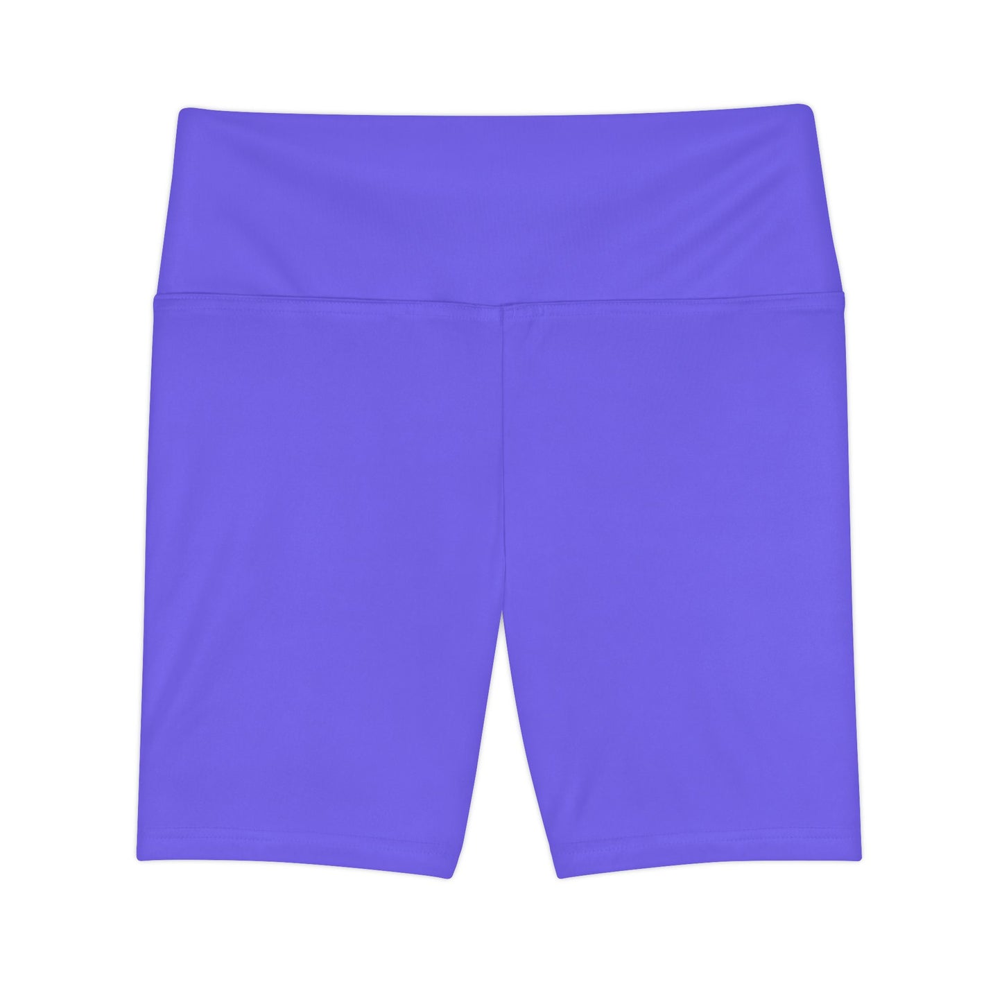Medium Slate Lilac Women's Purple High-Waist Workout Shorts - Athletic Biker Briefs for Gym & Yoga