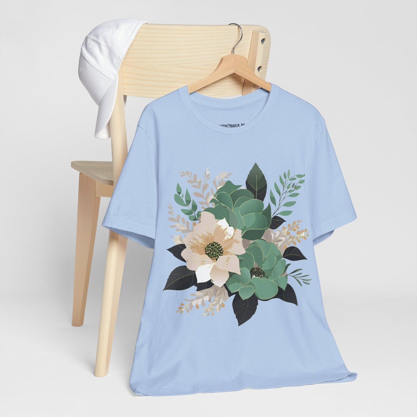 Flowers Shirt Floral Shirt Unisex Jersey Short Sleeve Tee From Flowers Collection Retro2Nova
