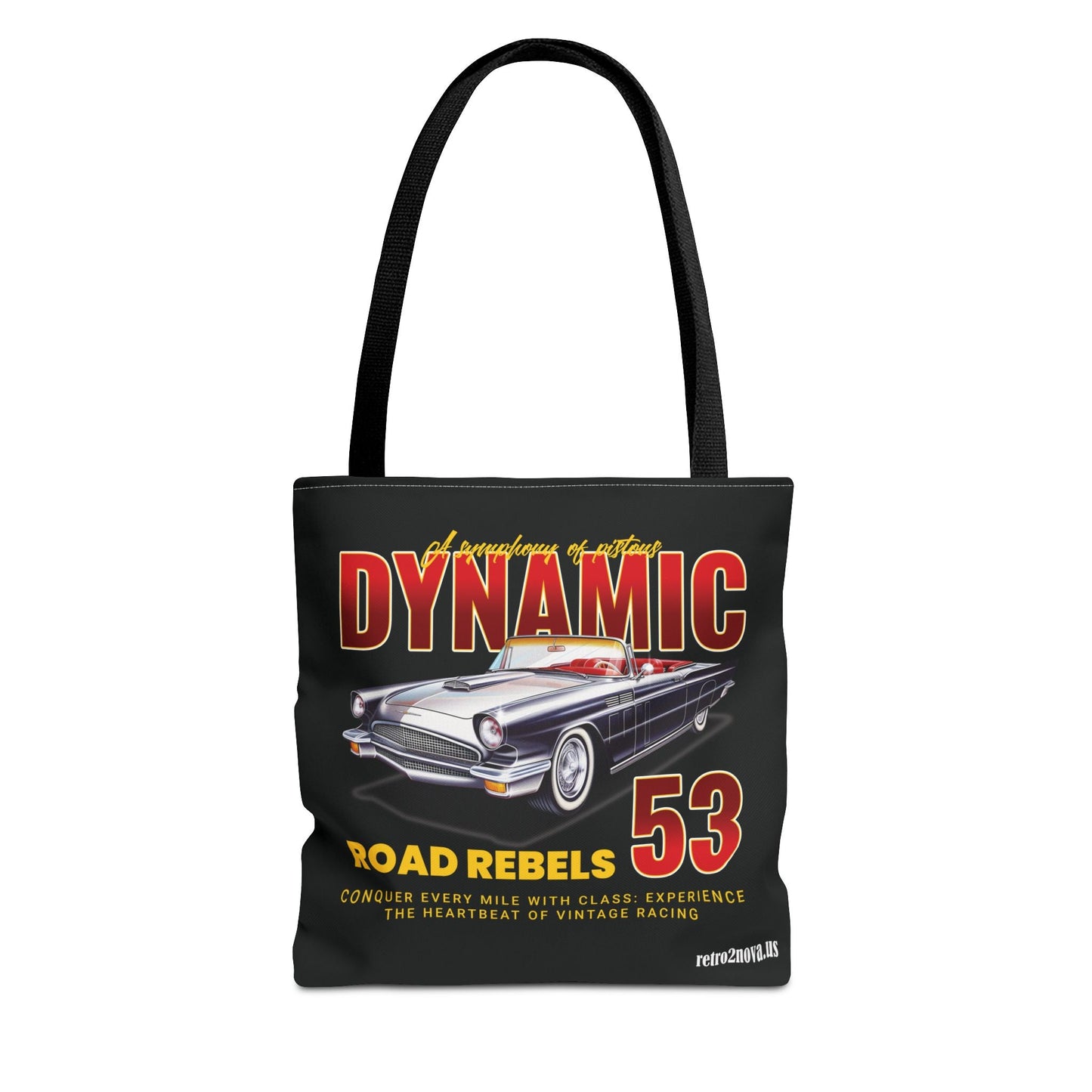 Classic Vintage Car Canvas Tote Bag By Retro2Nova Durable Everyday Carry For Work