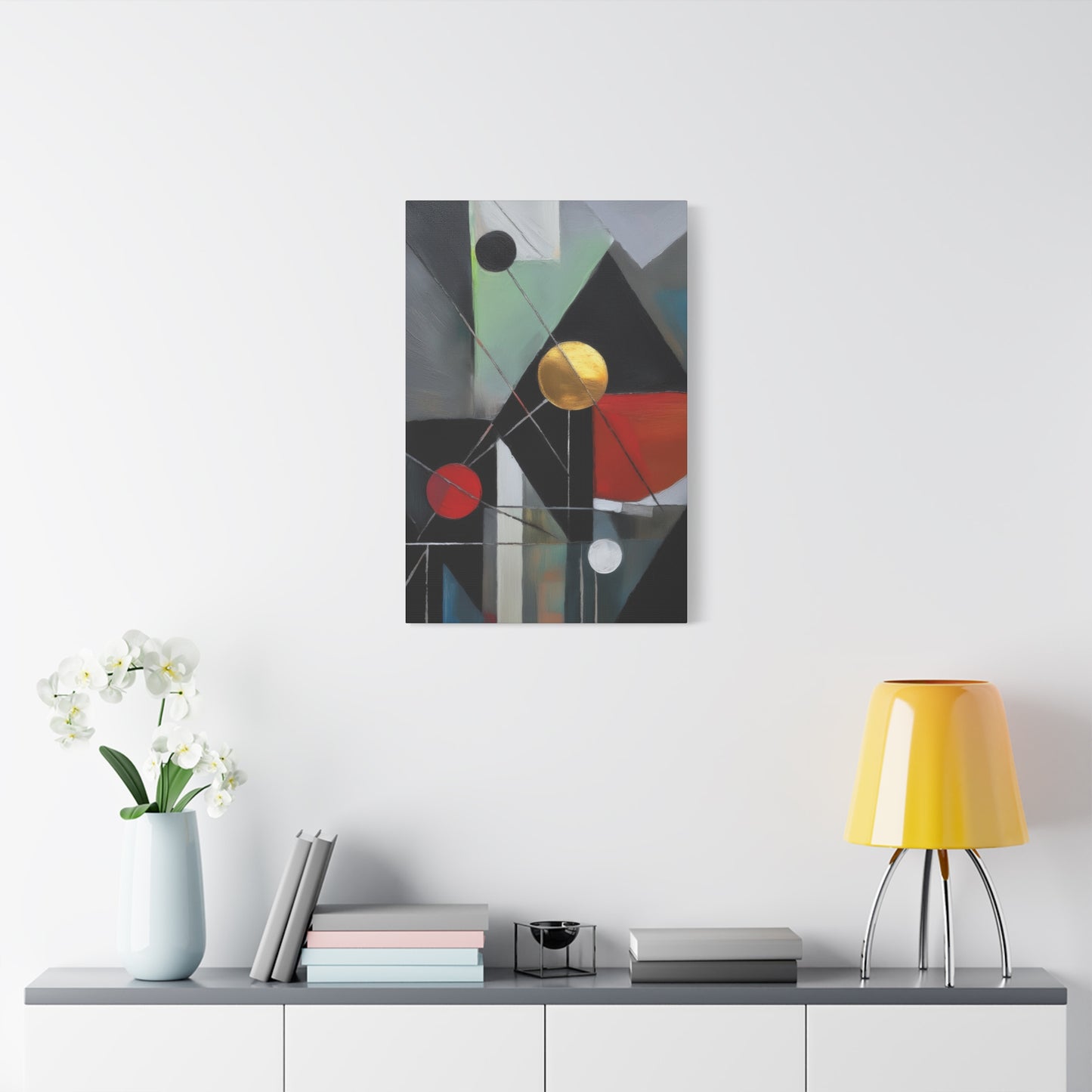 Abstract Oil Painting Print Canvas 20x24,20x30,24x30 24x32,24x36,30x40 32x48,36x48,40x60 Pine-Wood Inner Frame ABS-159