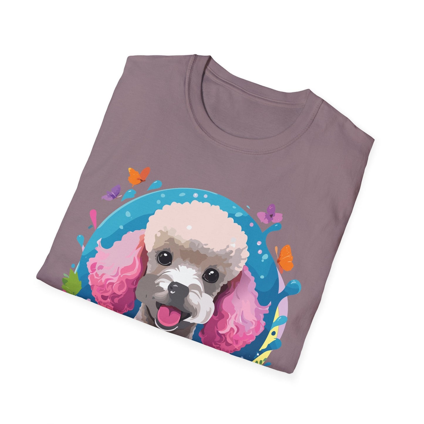Dog Shirt With Animals Unisex Softstyle Tee 100 Percent Cotton Gildan 64000