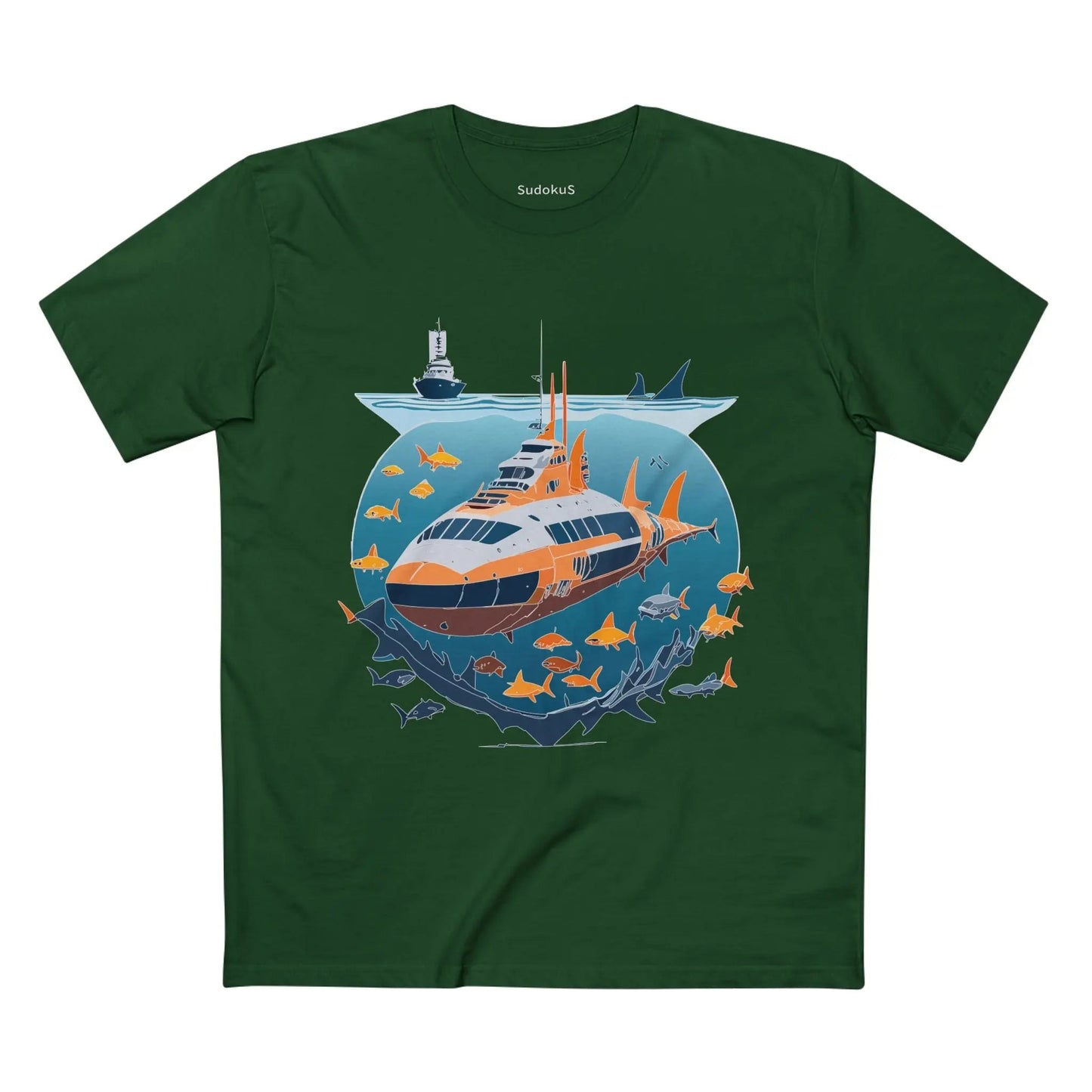 Ocean Coast Graphic Unisex 100 Cotton Staple Tee 20