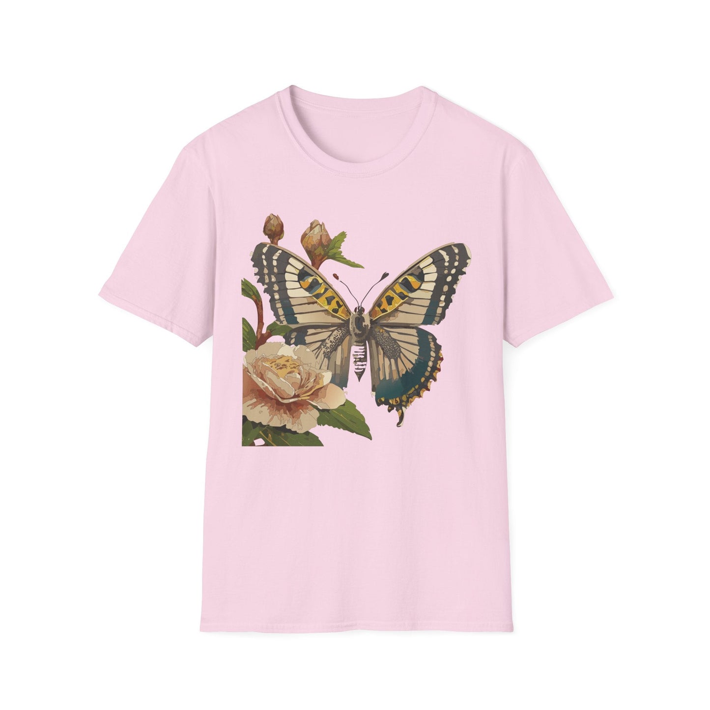 Butterfly Shirt Unisex T Shirt Monarch Butterfly Gildan Softstyle 64000 Cotton Tee
