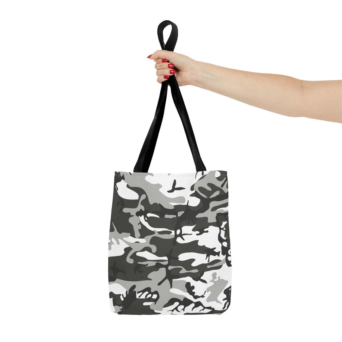 Canvas Bag with Abstract Prints