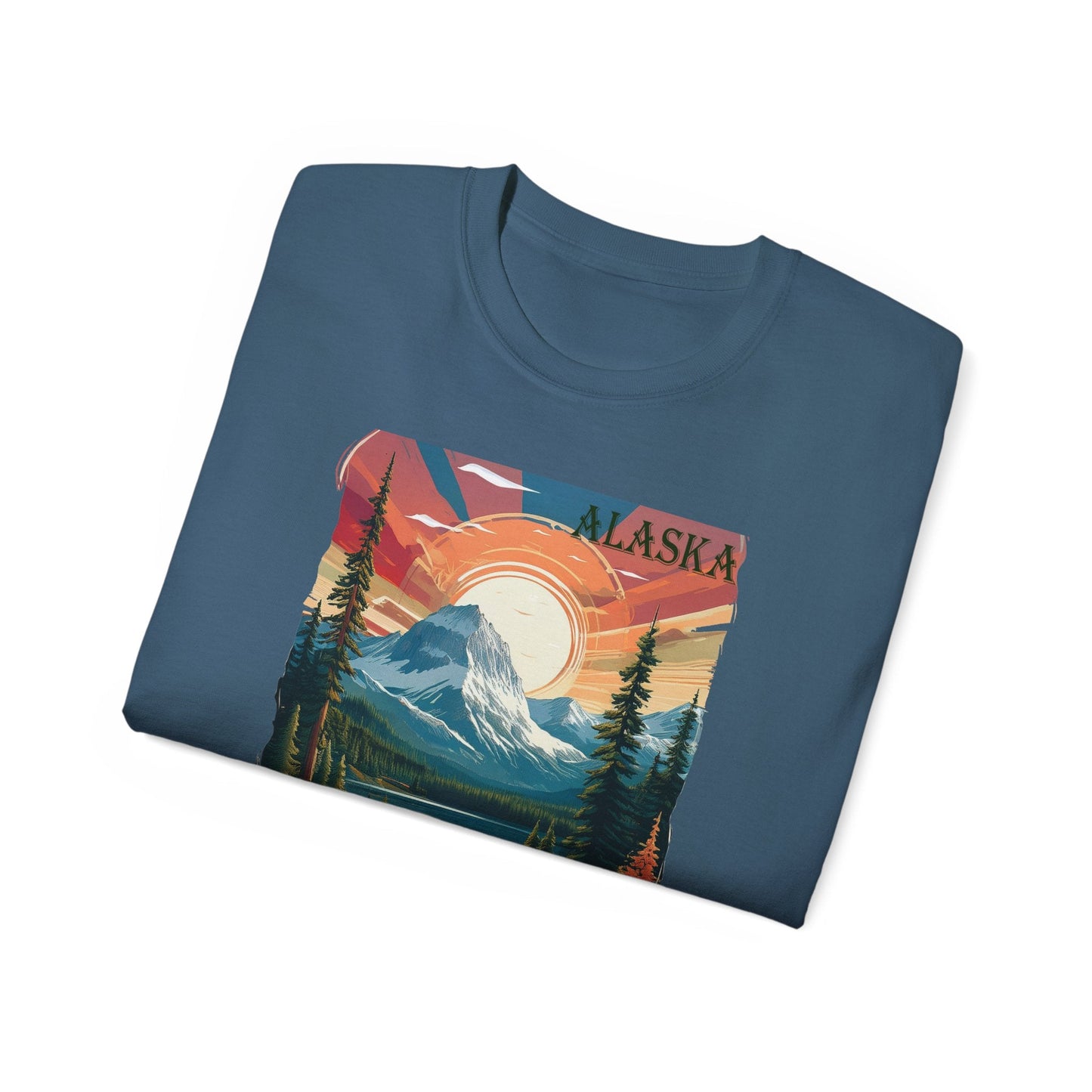 Alaska Graphic Unisex Cotton T‑Shirt 4