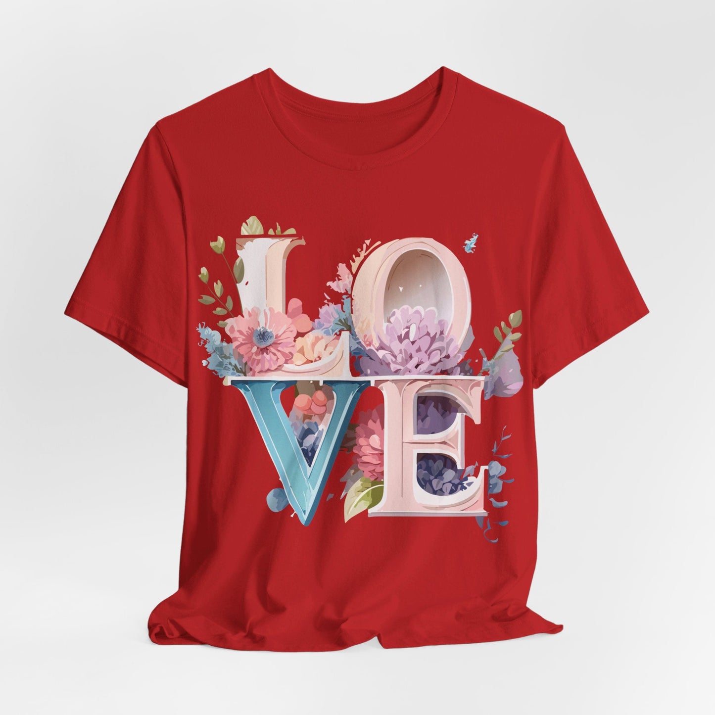 Valentine Graphic Tee Unisex Short Sleeve Premium Art Design By Adelpha Vintage Illustration